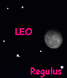 Moon Near the Twins