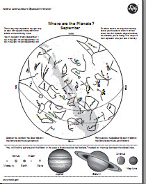 A Basic Star Map Each Month